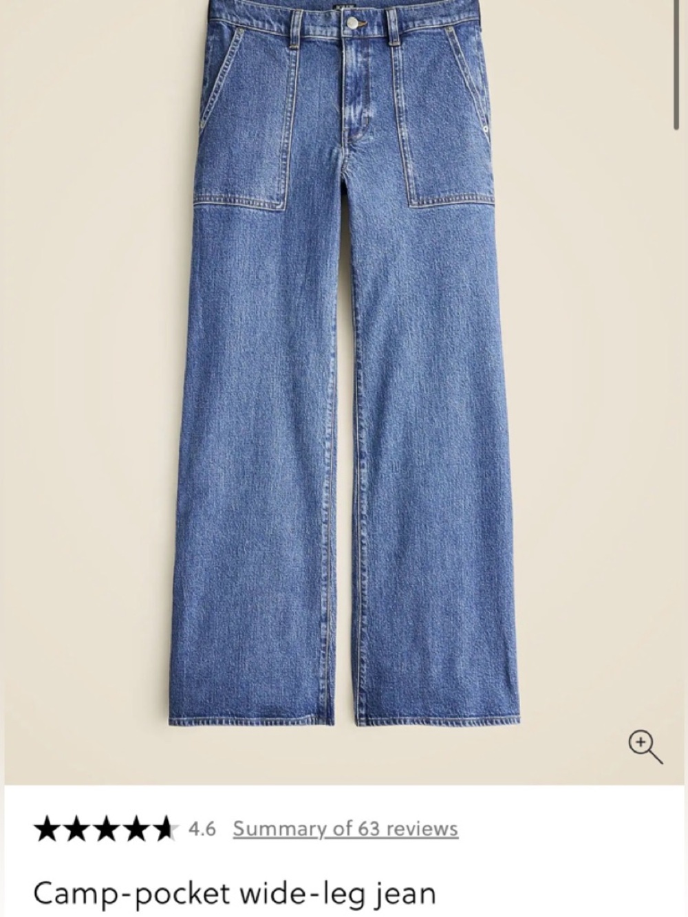 J crew camp pocket summer denim NWT 28